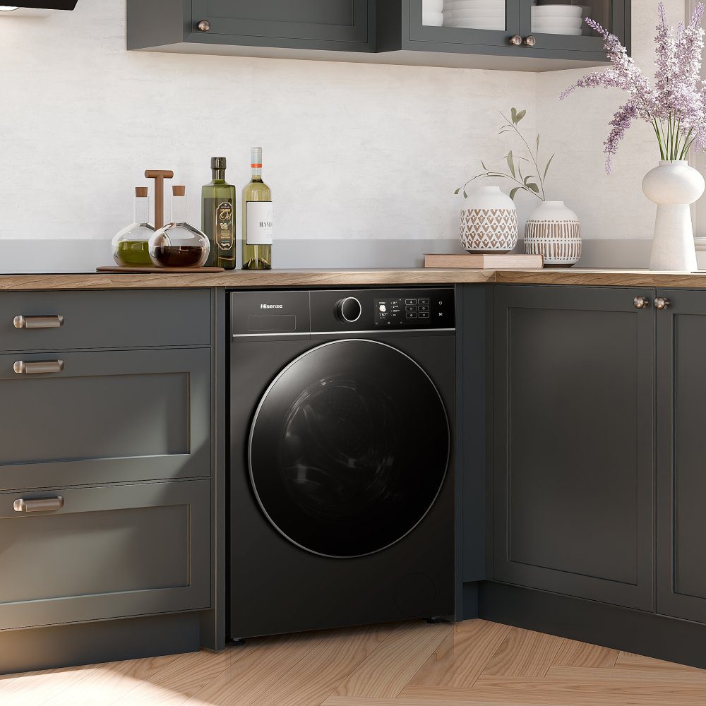 Hisense 10.5kg/6kg 5i KitchenFit Series Autodose WiFi Enabled Washer Dryer WD5I1045BBQ - Black Hisense 10.5kg/6kg 5i KitchenFit Series Autodose WiFi Enabled Washer Dryer WD5I1045BBQ - Black