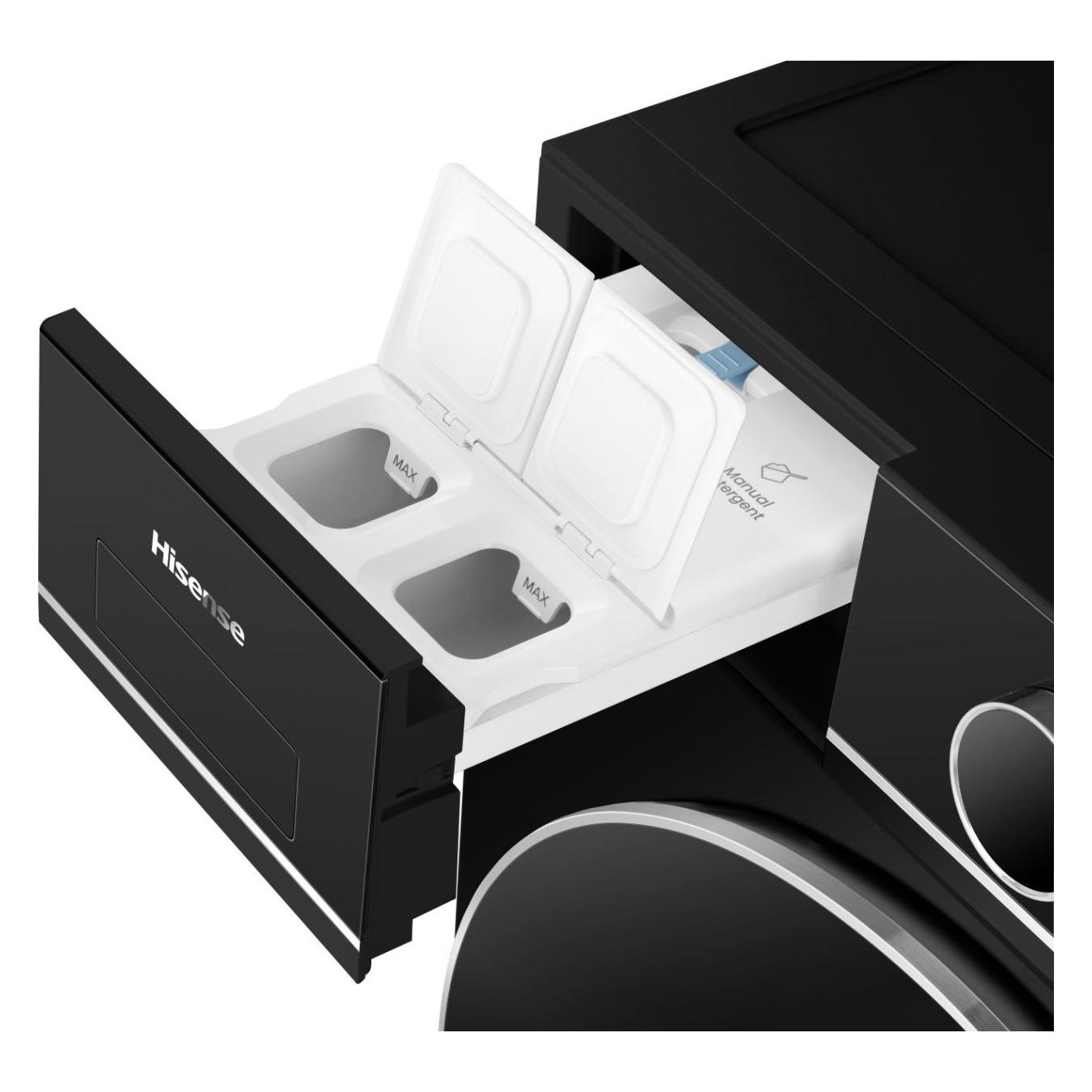 Hisense 10.5kg/6kg 5i KitchenFit Series Autodose WiFi Enabled Washer Dryer WD5I1045BBQ - Black Hisense 10.5kg/6kg 5i KitchenFit Series Autodose WiFi Enabled Washer Dryer WD5I1045BBQ - Black