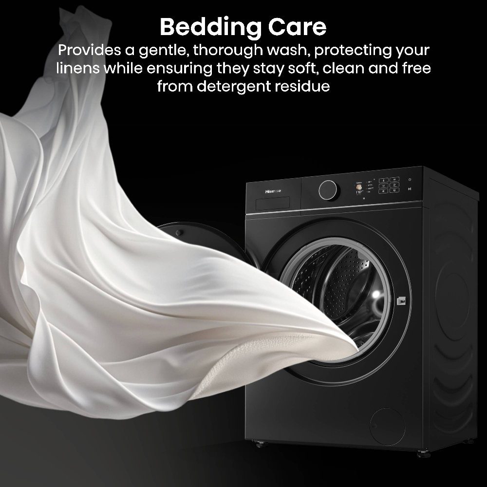 Hisense 12kg/8kg 5i Series Autodose WiFi Washer Dryer WD5I1245BBR - Black Hisense 12kg/8kg 5i Series Autodose WiFi Washer Dryer WD5I1245BBR - Black