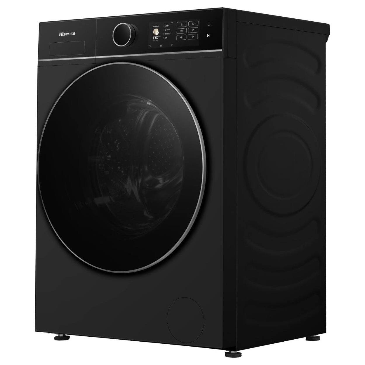 Hisense 12kg/8kg 5i Series Autodose WiFi Washer Dryer WD5I1245BBR - Black Hisense 12kg/8kg 5i Series Autodose WiFi Washer Dryer WD5I1245BBR - Black