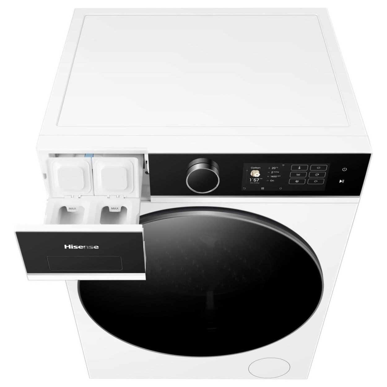 Hisense 10.5kg 5I KitchenFit Series AutoDose WiFi enabled Washing Machine 1400rpm WF5I1045BWQ - White Hisense 10.5kg 5I KitchenFit Series AutoDose WiFi enabled Washing Machine 1400rpm WF5I1045BWQ - White