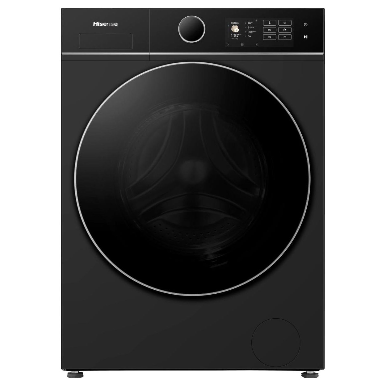 Hisense  12kg 5I KitchenFit Series AutoDose WiFi enabled Washing Machine 1400rpm WF5I1245BBR - Black