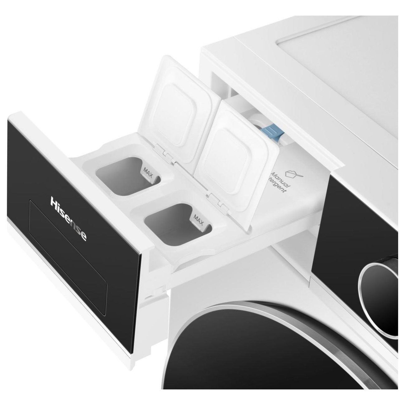 Hisense 12kg 5I KitchenFit Series AutoDose WiFi enabled Washing Machine 1400rpm WF5I1245BWR - White Hisense 12kg 5I KitchenFit Series AutoDose WiFi enabled Washing Machine 1400rpm WF5I1245BWR - White