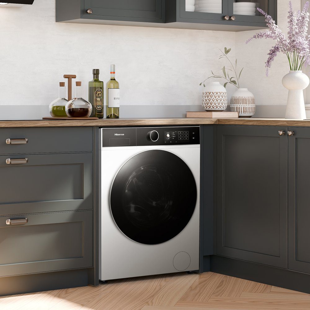 Hisense 9kg 5I KitchenFit Series Washing Machine 1400rpm WF5I9043BWFS - White Hisense 9kg 5I KitchenFit Series Washing Machine 1400rpm WF5I9043BWFS - White