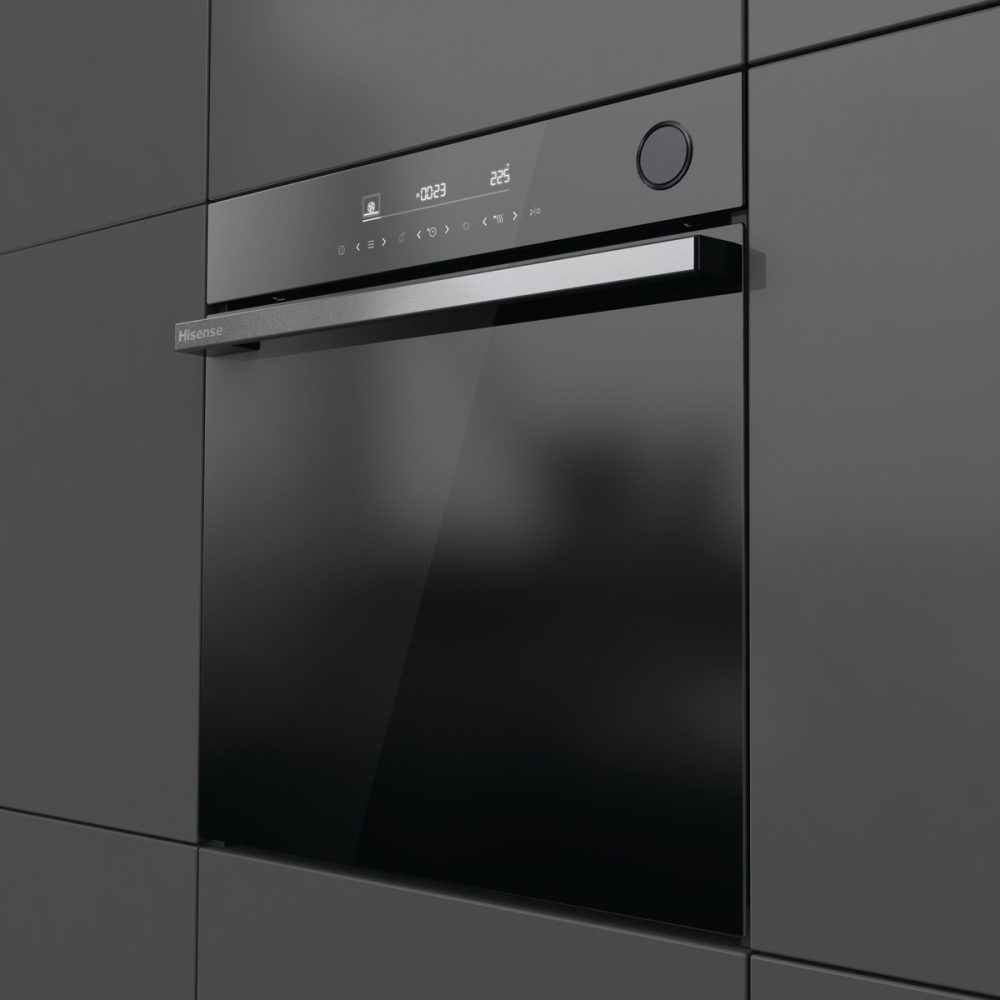 Hisense Hi6 BlackLine Multifunction Steam Add Single Oven BSA66346ADBGUK - Black Hisense Hi6 BlackLine Multifunction Steam Add Single Oven BSA66346ADBGUK - Black