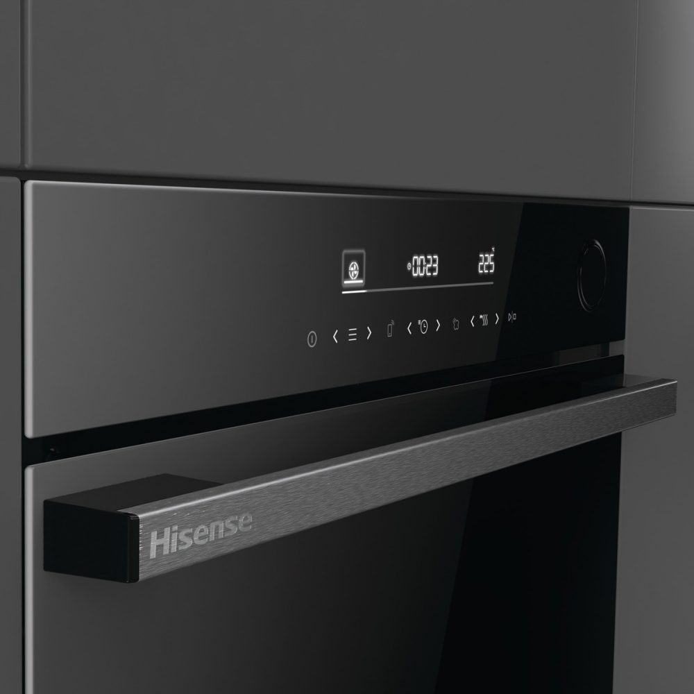 Hisense Hi6 BlackLine Multifunction Steam Add Single Oven BSA66346ADBGUK - Black Hisense Hi6 BlackLine Multifunction Steam Add Single Oven BSA66346ADBGUK - Black