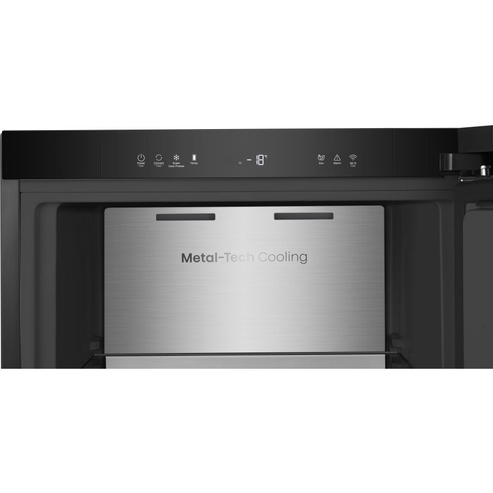 Hisense 60cm Frost Free KitchenFit Freezer FT5K310GSFC - Black Steel Hisense 60cm Frost Free KitchenFit Freezer FT5K310GSFC - Black Steel