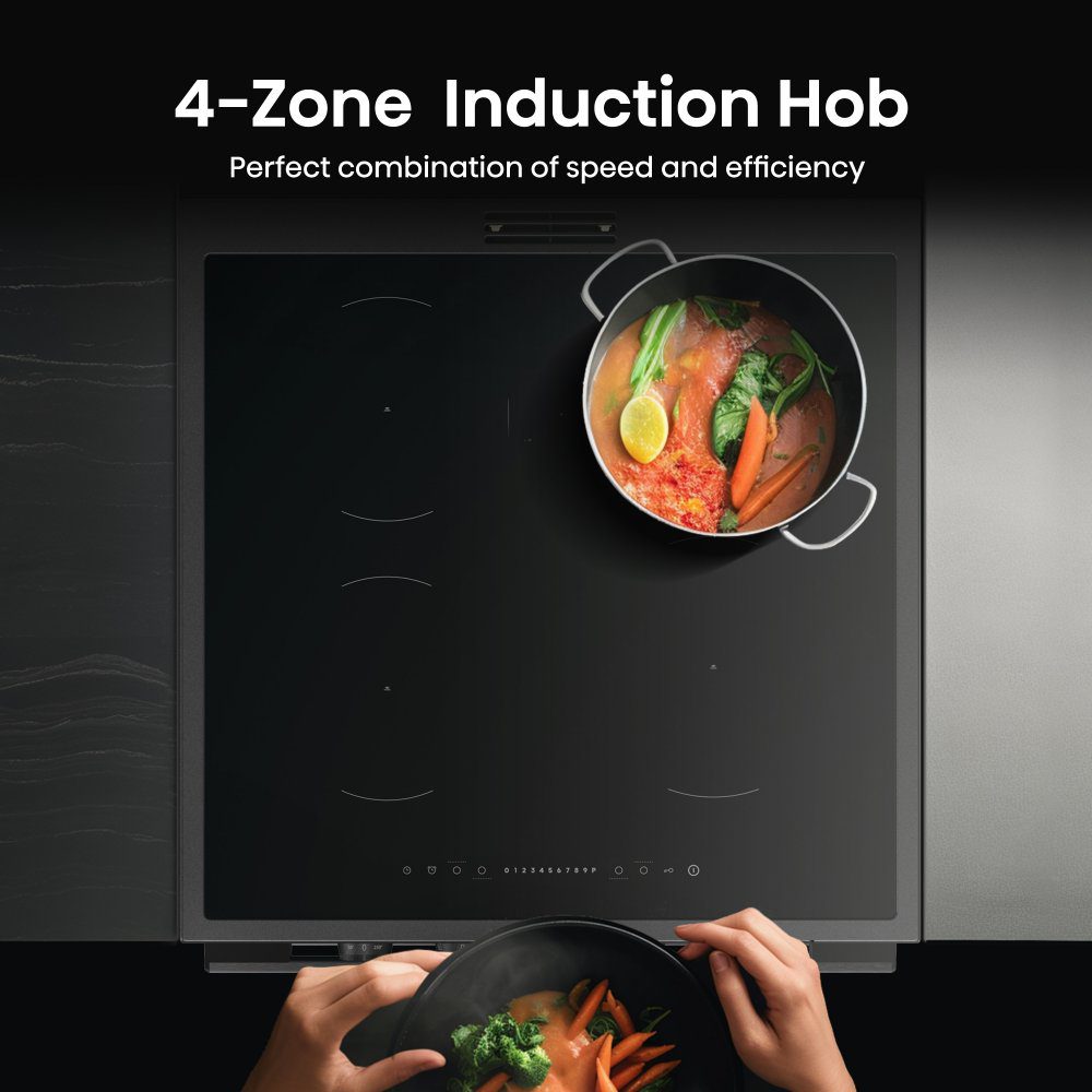 Hisense 60cm Freestanding Induction Cooker HDCEIT6C20B - Black Hisense 60cm Freestanding Induction Cooker HDCEIT6C20B - Black