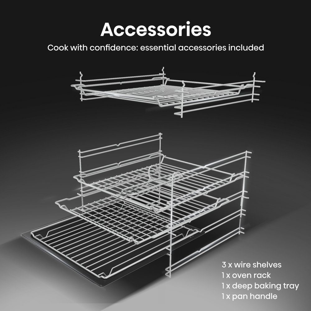 Hisense 60cm Freestanding Induction Cooker HDCEIT6C20B - Black Hisense 60cm Freestanding Induction Cooker HDCEIT6C20B - Black