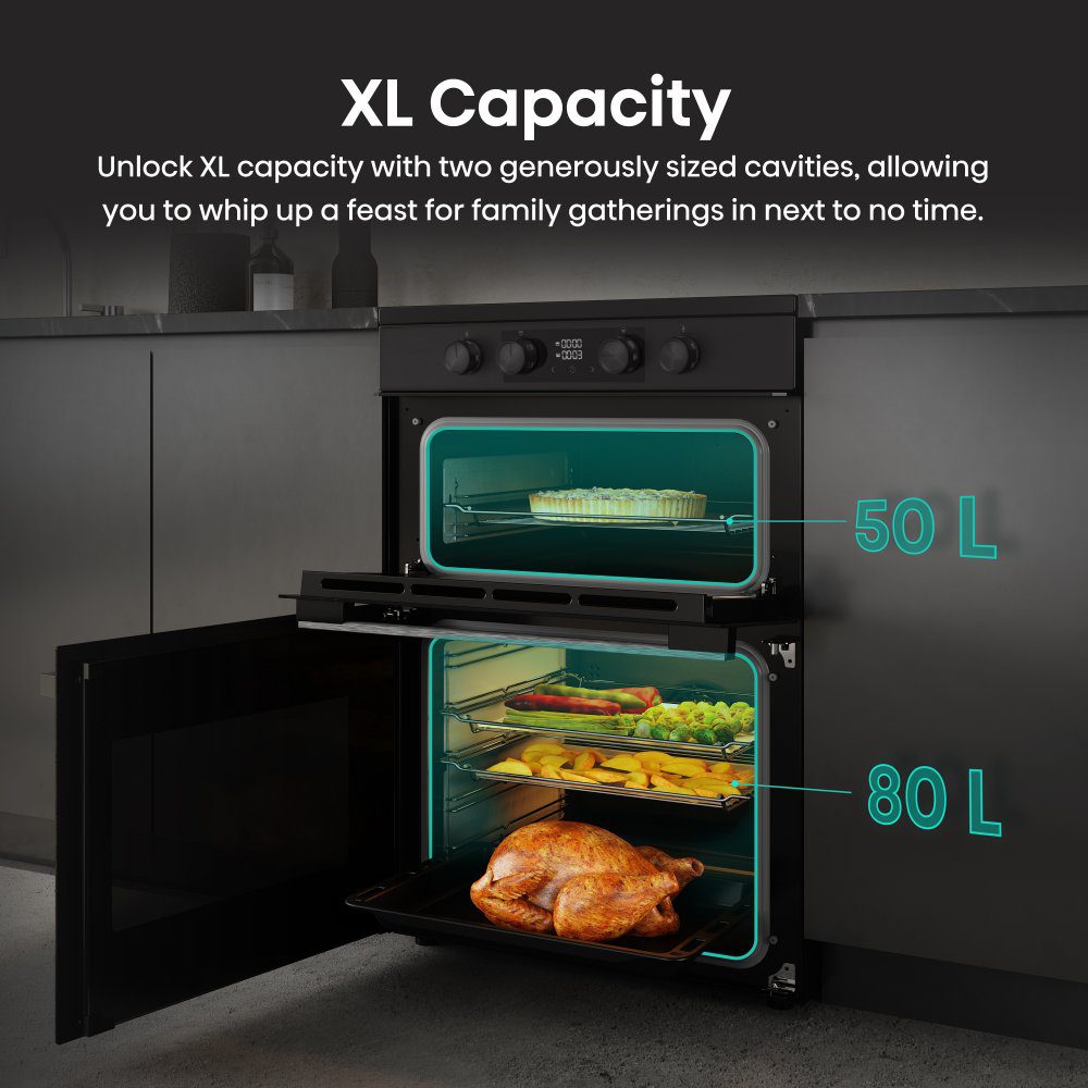 Hisense 60cm Freestanding Induction Cooker HDCEIT6C20B - Black Hisense 60cm Freestanding Induction Cooker HDCEIT6C20B - Black