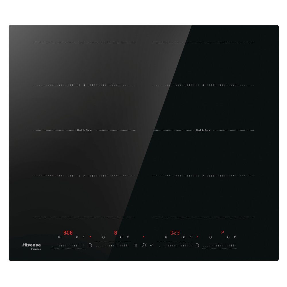 Hisense  60cm 4 Zone Area Flex Induction Hob HI6442BSCE - Black