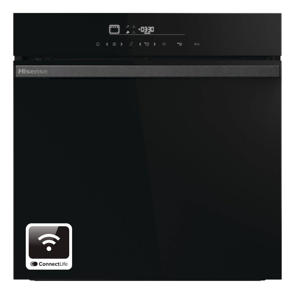 Hisense Hi6 BlackLine Pyrolytic Steam Add Single Oven HO66FAPIZZACHEF - Black Hisense Hi6 BlackLine Pyrolytic Steam Add Single Oven HO66FAPIZZACHEF - Black