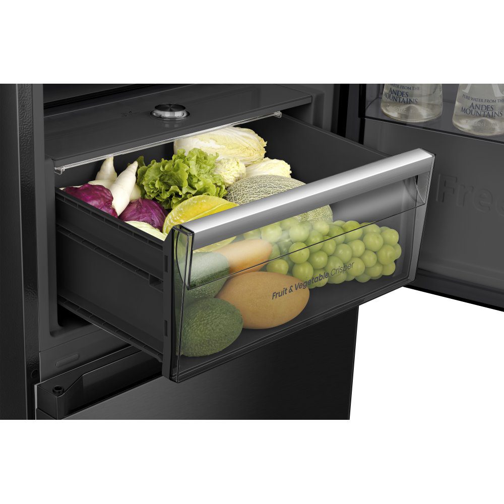 Hisense 60cm Frost Free KitchenFit Fridge Freezer RB5K330GSFC - Black Steel Hisense 60cm Frost Free KitchenFit Fridge Freezer RB5K330GSFC - Black Steel