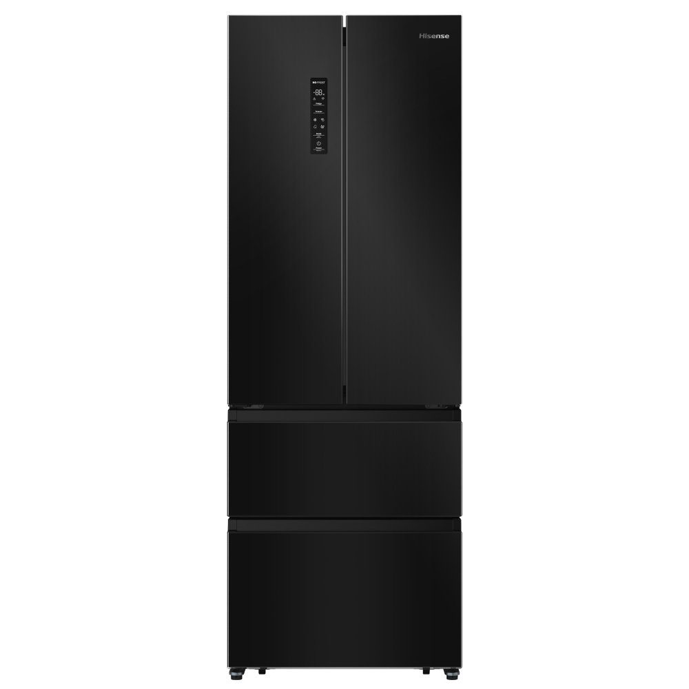 Hisense  70cm Frost Free Fridge Freezer RF632N4AFC1 - Black