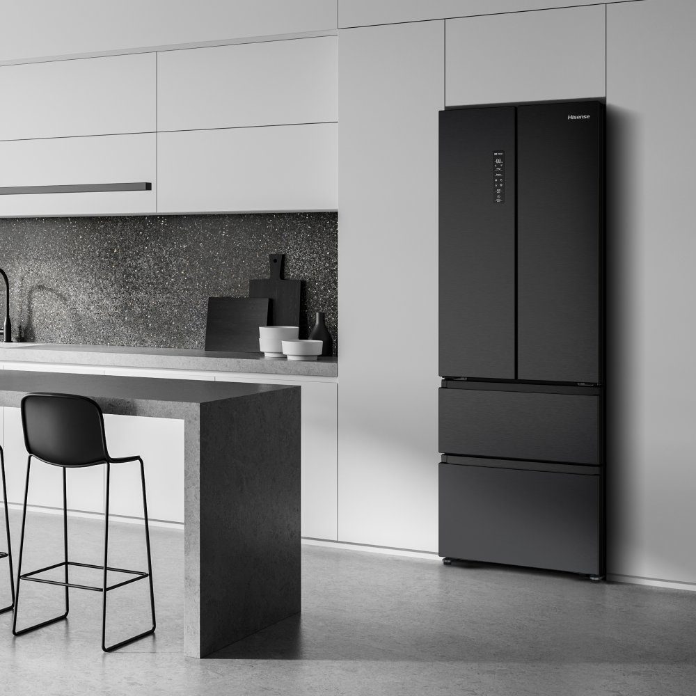 Hisense 70cm Frost Free Fridge Freezer RF632N4AFC1 - Black Hisense 70cm Frost Free Fridge Freezer RF632N4AFC1 - Black