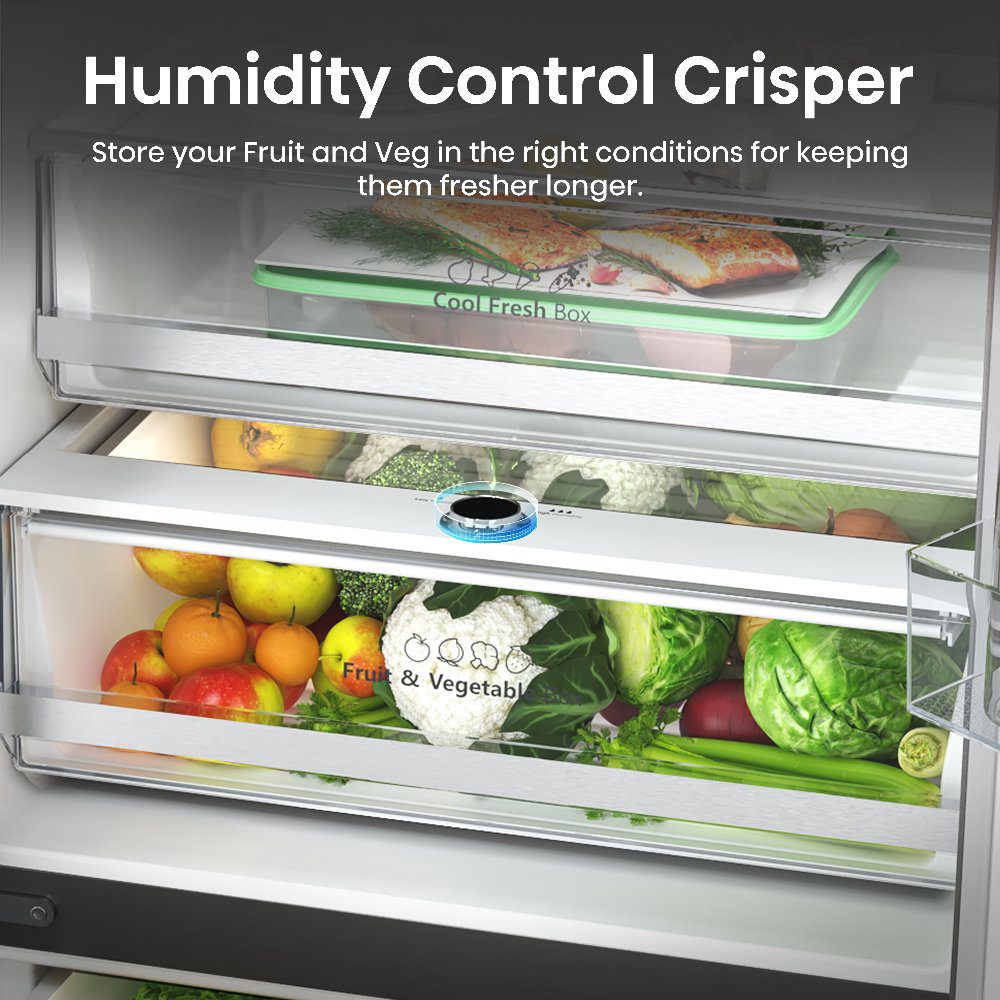 Hisense 70cm Frost Free Fridge Freezer RF632N4AIC1 - Silver Hisense 70cm Frost Free Fridge Freezer RF632N4AIC1 - Silver