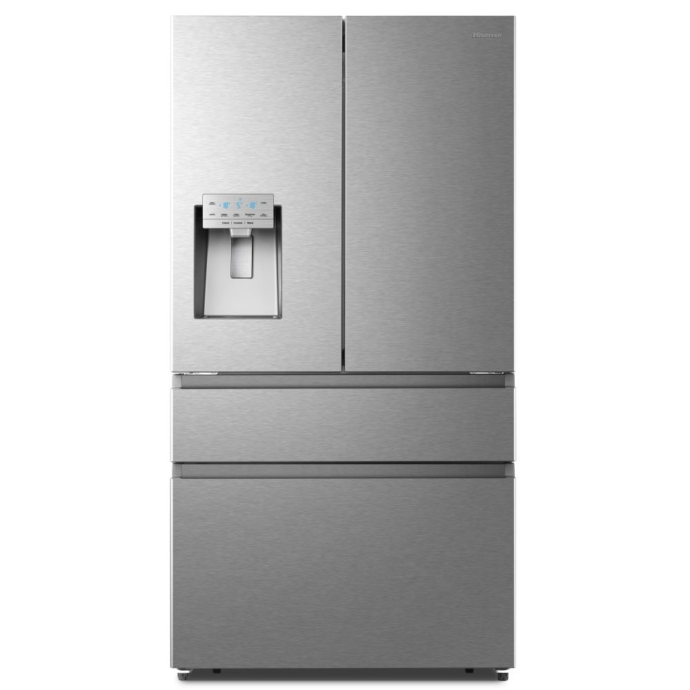 Bosch  French Style Fridge Freezer With Ice & Water KFF96PIEP - Stainless Steel