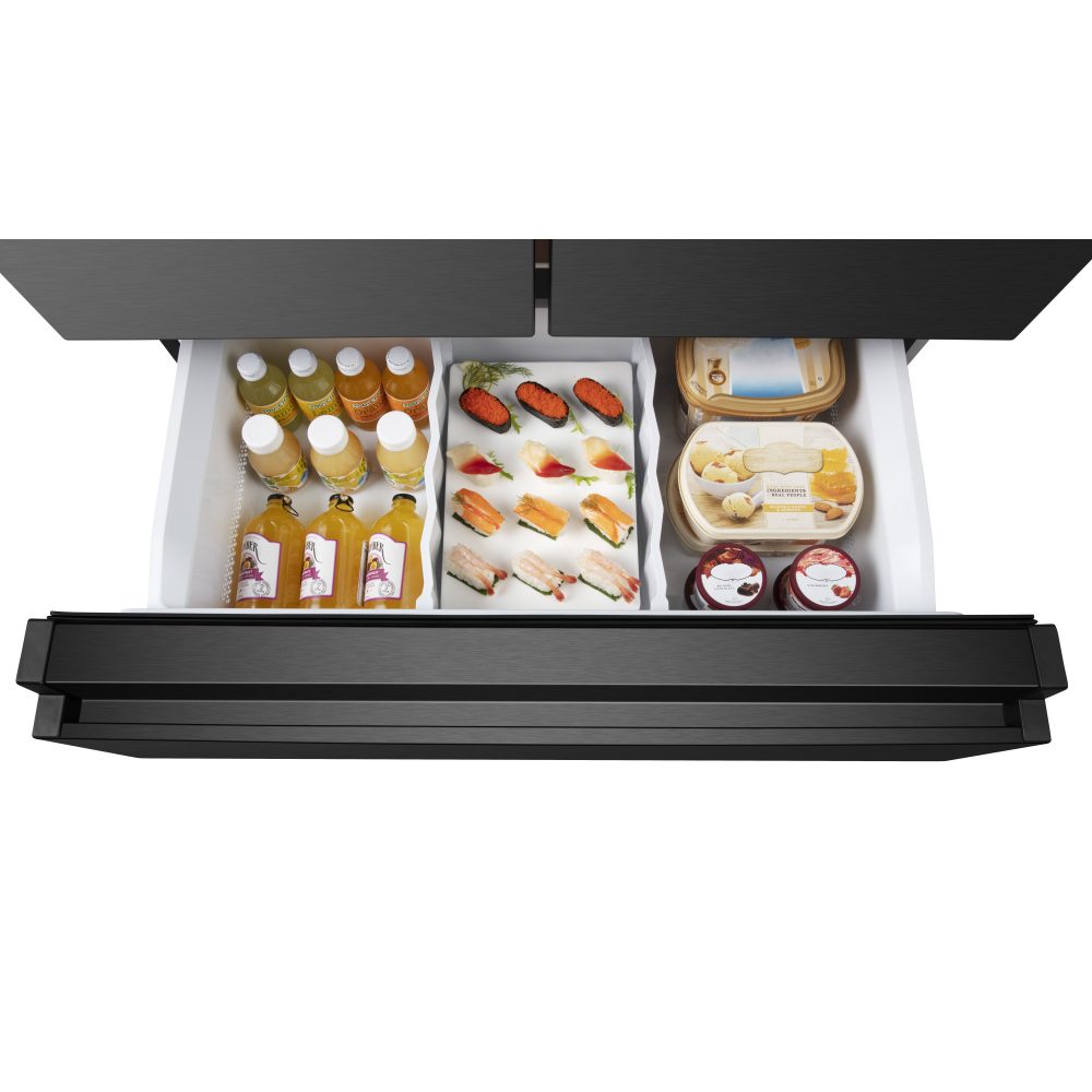 Hisense PureFlat French Style Fridge Freezer With Water Dispenser Non Plumbed RF749N4SWFE - BLACK STEEL Hisense PureFlat French Style Fridge Freezer With Water Dispenser Non Plumbed RF749N4SWFE - BLACK STEEL