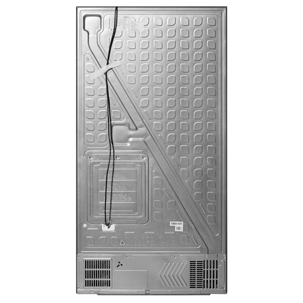 Hisense PureFlat French Style Fridge Freezer With Water Dispenser Non Plumbed RF749N4SWFE - BLACK STEEL Hisense PureFlat French Style Fridge Freezer With Water Dispenser Non Plumbed RF749N4SWFE - BLACK STEEL