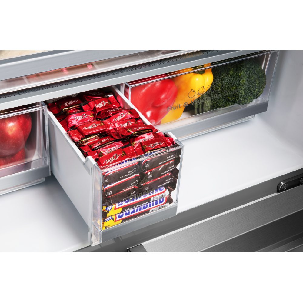 Hisense PureFlat French Style Fridge Freezer With Water Dispenser Non Plumbed RF749N4SWSE - Stainless Steel Hisense PureFlat French Style Fridge Freezer With Water Dispenser Non Plumbed RF749N4SWSE - Stainless Steel