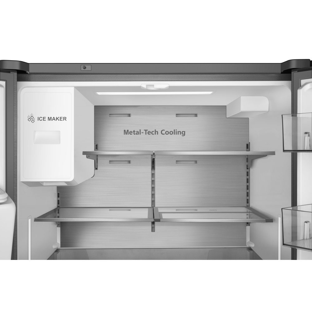 Hisense French Style Fridge Freezer With Ice & Water RF793N4SASE - Stainless Steel Hisense French Style Fridge Freezer With Ice & Water RF793N4SASE - Stainless Steel