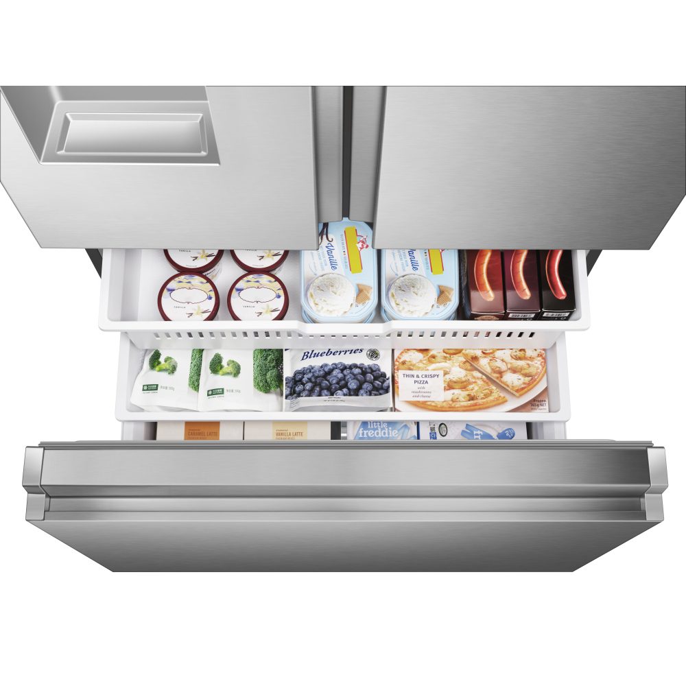 Hisense French Style Fridge Freezer With Ice & Water RF793N4SASE - Stainless Steel Hisense French Style Fridge Freezer With Ice & Water RF793N4SASE - Stainless Steel