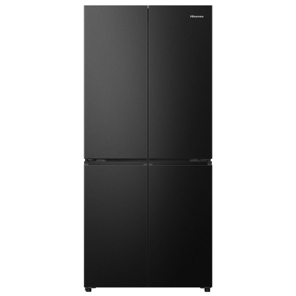 Hisense  79cm PureFlat Four Door Fridge Freezer RQ5P470SAFD - Black