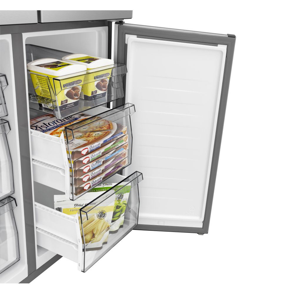 Hisense 79cm PureFlat French Style Four Door Fridge Freezer RQ5P470SAID - Silver Hisense 79cm PureFlat French Style Four Door Fridge Freezer RQ5P470SAID - Silver