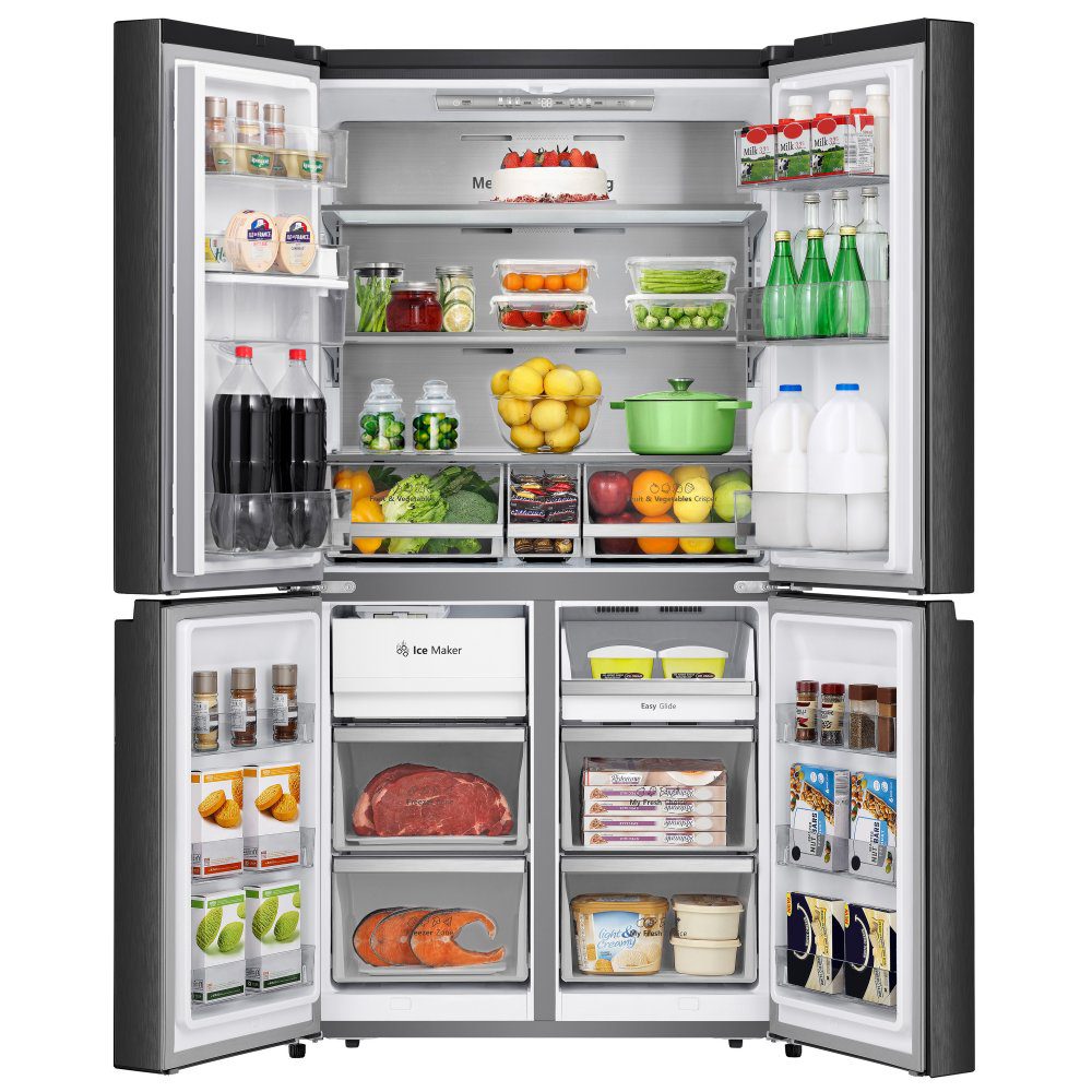 Hisense Four Door Fridge Freezer With Ice Maker Plumbed