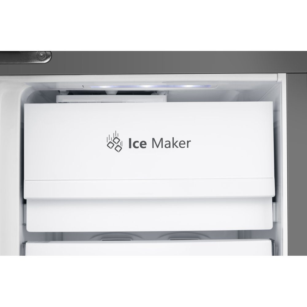 Hisense Four Door Fridge Freezer With Ice Maker Plumbed RQ5X560SFLEF - Black Hisense Four Door Fridge Freezer With Ice Maker Plumbed RQ5X560SFLEF - Black