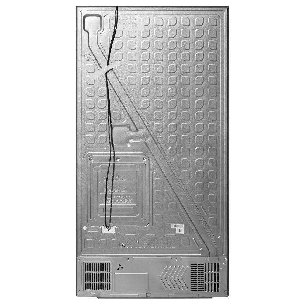 Hisense Four Door Fridge Freezer With Ice Maker Plumbed RQ5X560SFLEF - Black Hisense Four Door Fridge Freezer With Ice Maker Plumbed RQ5X560SFLEF - Black