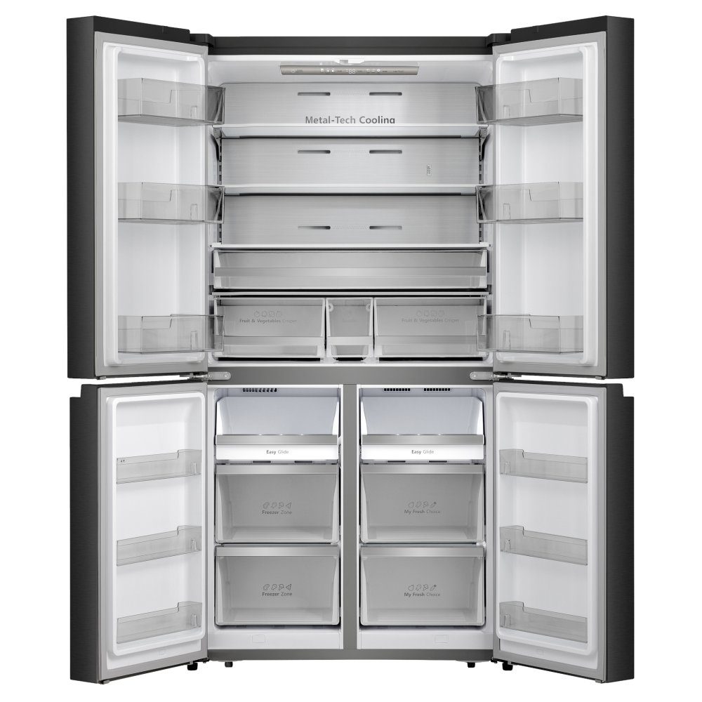Hisense PureFlat Four Door Fridge Freezer RQ758N4SAFE - BLACK Hisense PureFlat Four Door Fridge Freezer RQ758N4SAFE - BLACK