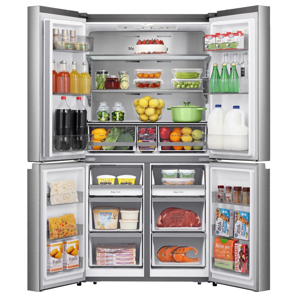 Hisense PureFlat Infinite Four Door Fridge Freezer RQ758N4SASE - SILVER Hisense PureFlat Infinite Four Door Fridge Freezer RQ758N4SASE - SILVER