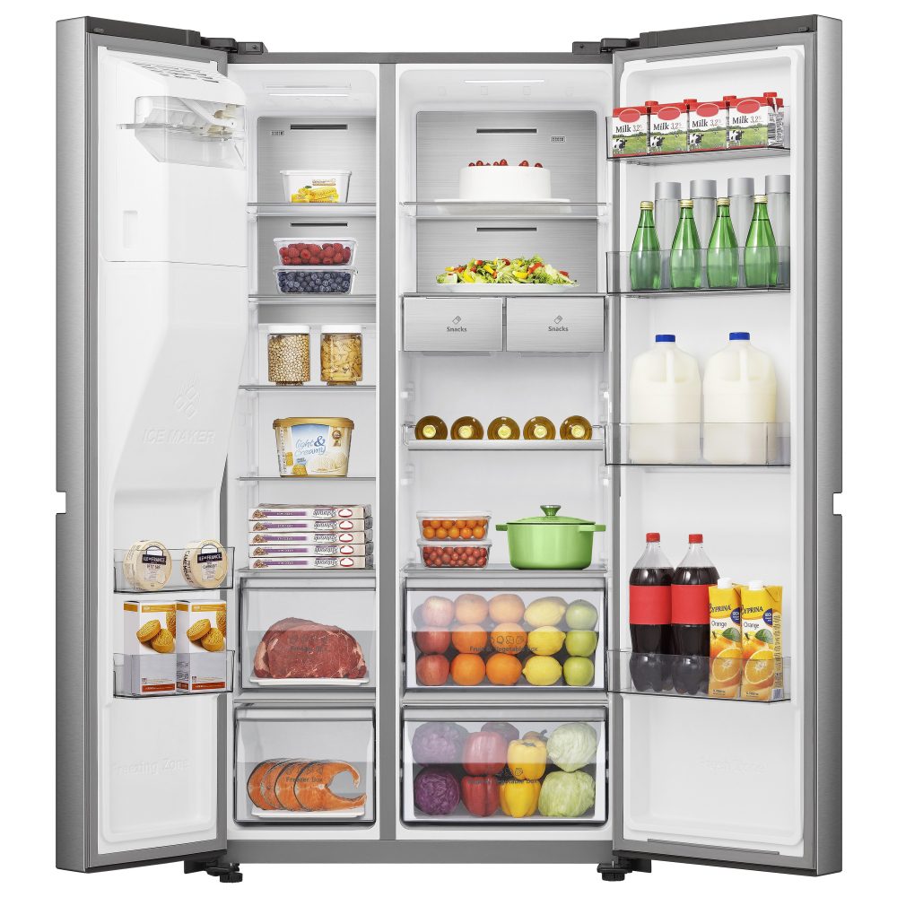 Hisense PureFlat Infinite American Fridge Freezer Ice & Water RS818N4IIE - Stainless Steel Hisense PureFlat Infinite American Fridge Freezer Ice & Water RS818N4IIE - Stainless Steel
