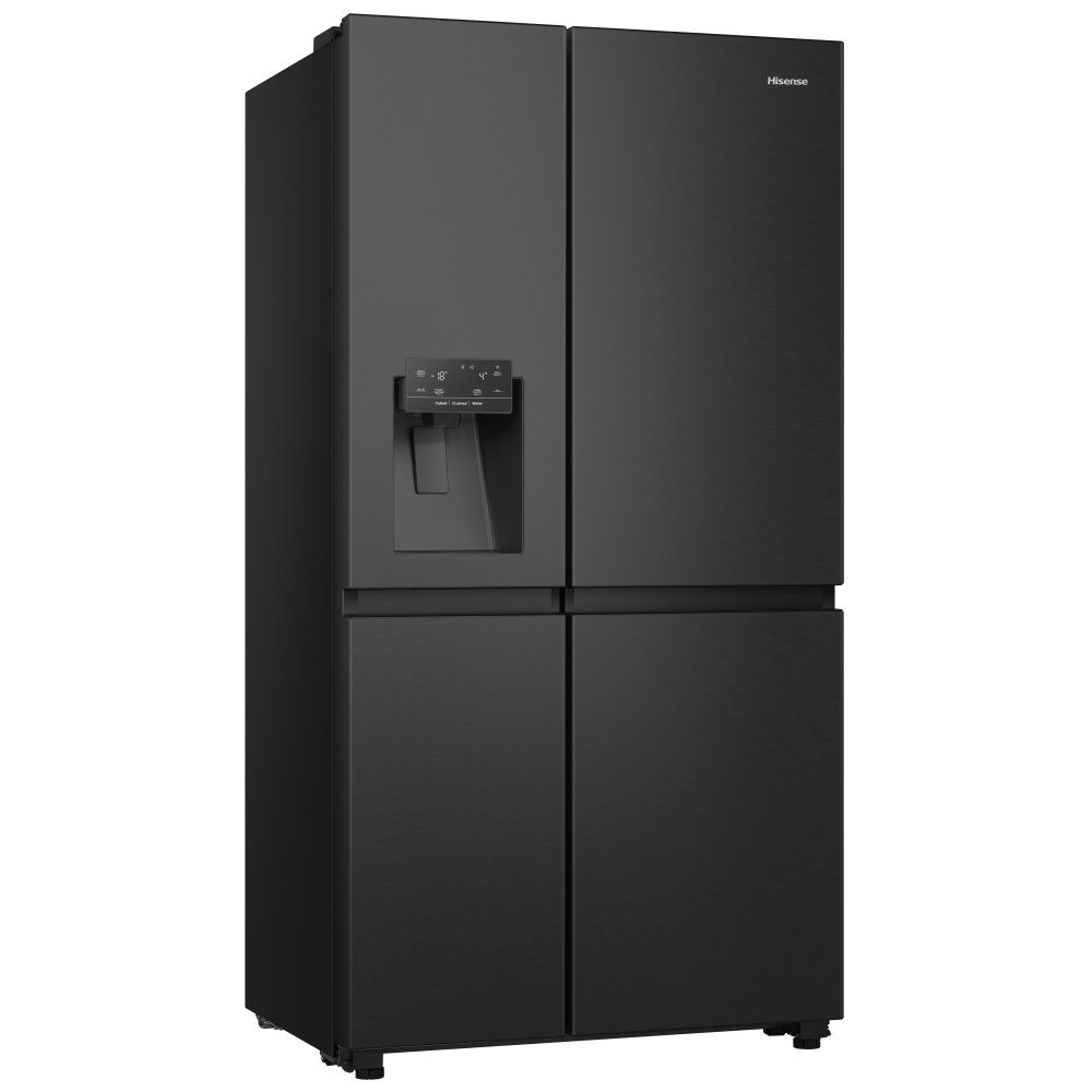 Hisense PureFlat American Fridge Freezer Ice & Water Non Plumbed RS818N4TFC - Black Hisense PureFlat American Fridge Freezer Ice & Water Non Plumbed RS818N4TFC - Black