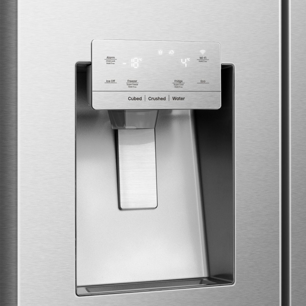 Hisense PureFlat Infinite American Fridge Freezer Ice & Water Non Plumbed RS818N4TIC - Stainless Steel Hisense PureFlat Infinite American Fridge Freezer Ice & Water Non Plumbed RS818N4TIC - Stainless Steel