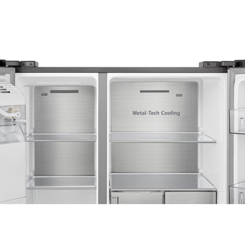 Hisense American Style Fridge Freezer Ice & Water Non Plumbed RS818N4TIE - Stainless Steel Hisense American Style Fridge Freezer Ice & Water Non Plumbed RS818N4TIE - Stainless Steel