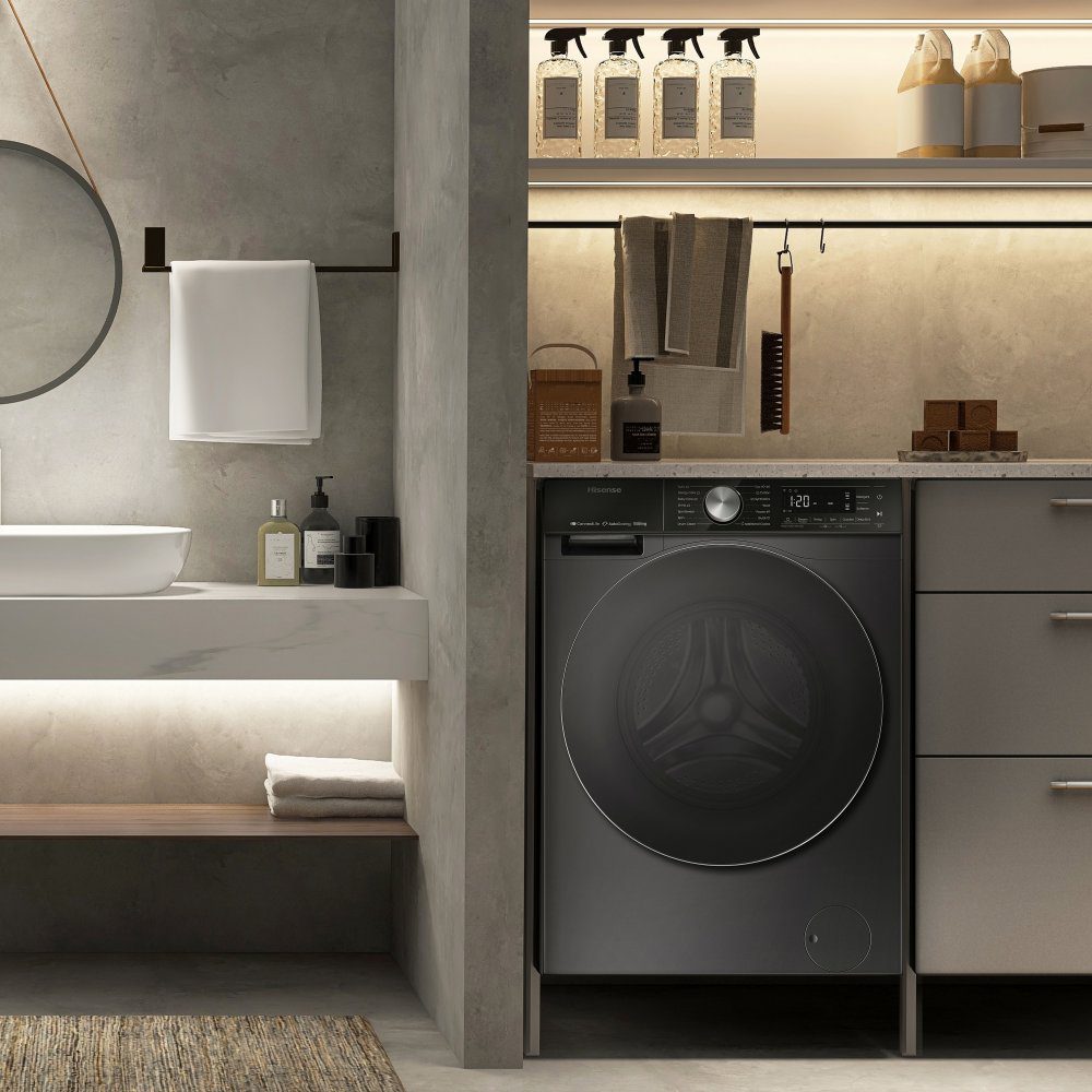 Hisense 10.5kg/6kg 5S Series Autodose WiFi Washer Dryer WD5S1045BB - Black Hisense 10.5kg/6kg 5S Series Autodose WiFi Washer Dryer WD5S1045BB - Black
