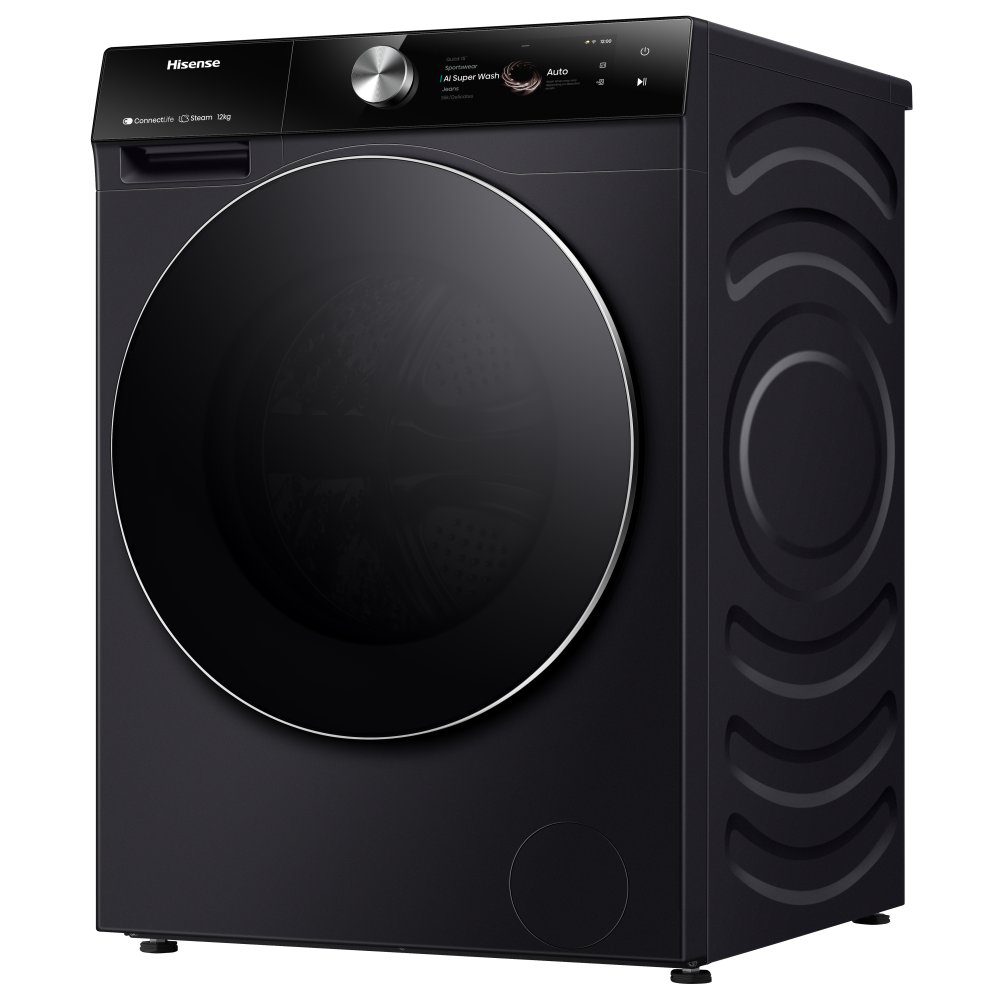 Hisense 12kg 7S Series Autodose Washing Machine 1400rpm WF7S1247BB - Black Hisense 12kg 7S Series Autodose Washing Machine 1400rpm WF7S1247BB - Black
