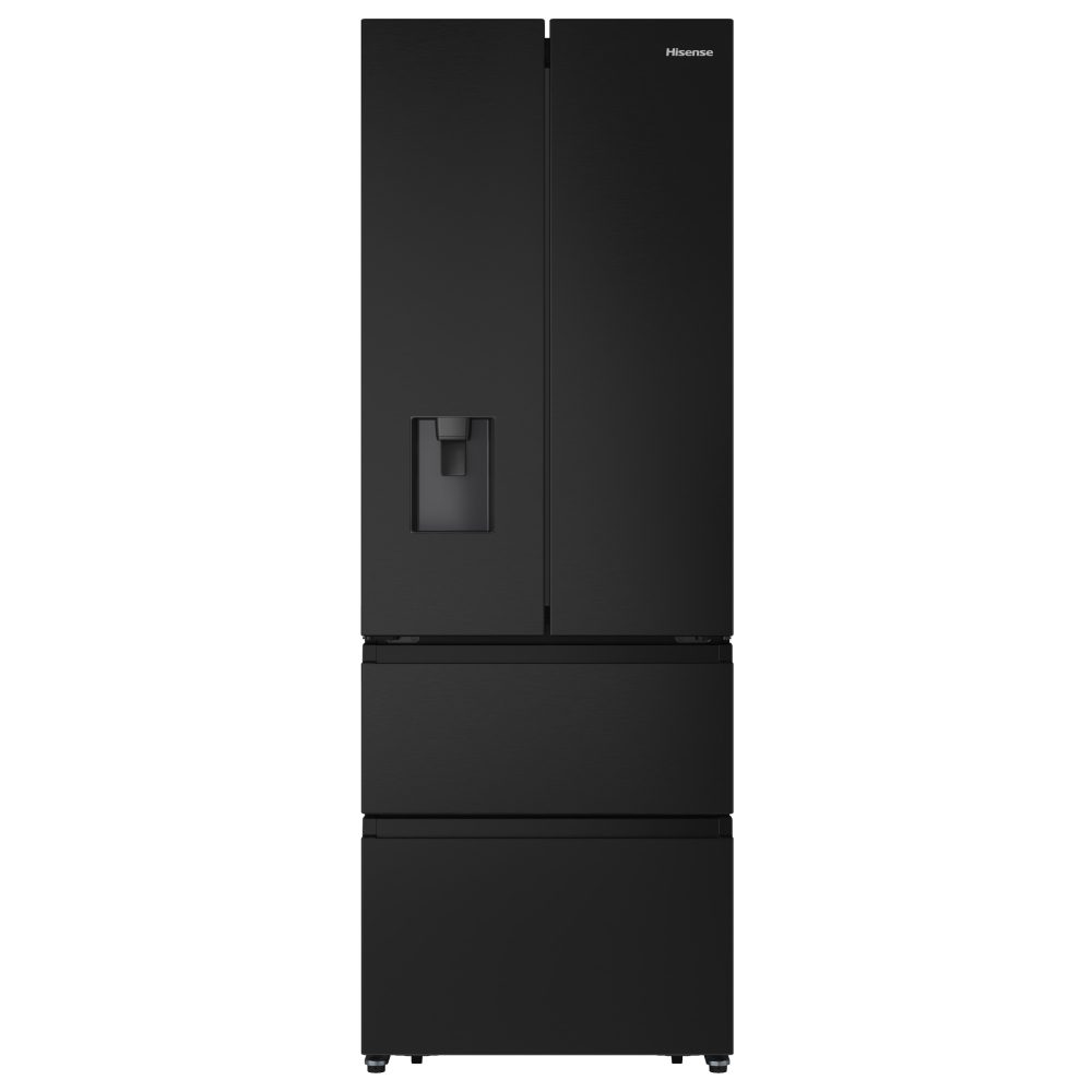 Hisense 70cm Frost Free Fridge Freezer RF632N4WFE - Black