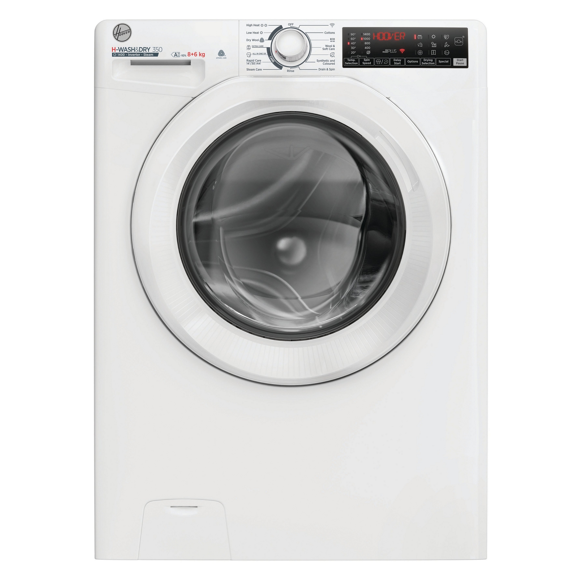 Hoover H3DPS4866TAM Washer Dryer in White 1400 Spin 8kg 6kg A Rated