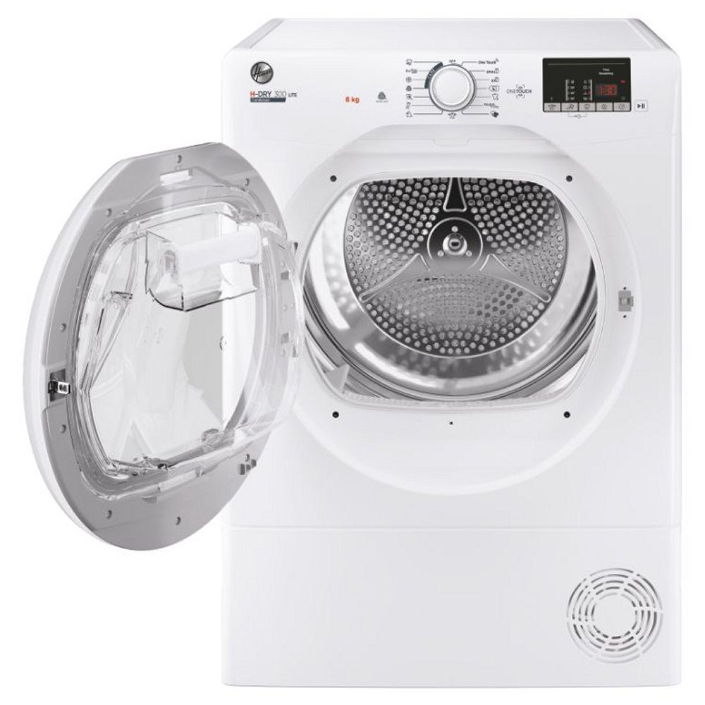 Hoover 8kg Condenser Dryer HLEC8DE-80 - White Hoover 8kg Condenser Dryer HLEC8DE-80 - White