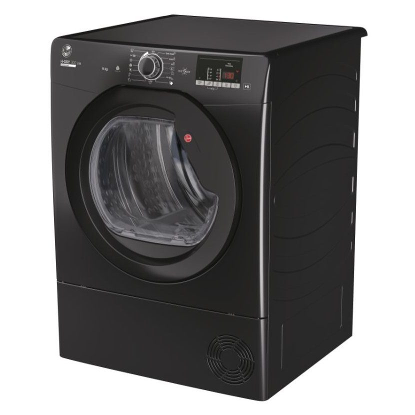 Hoover 9kg Condenser Dryer HLE C9DGB-80 - Black Hoover 9kg Condenser Dryer HLE C9DGB-80 - Black