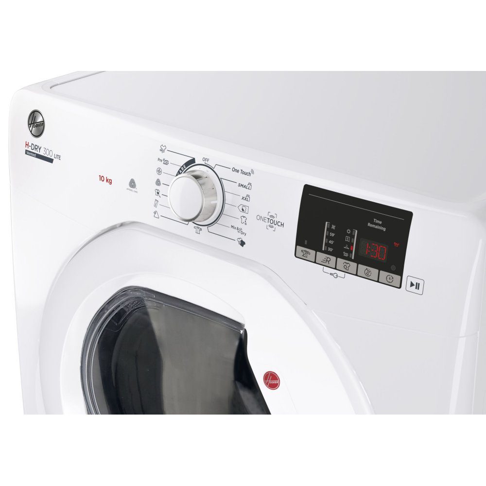 Hoover 10kg Vented Tumble Dryer HLE V10DG - White Hoover 10kg Vented Tumble Dryer HLE V10DG - White