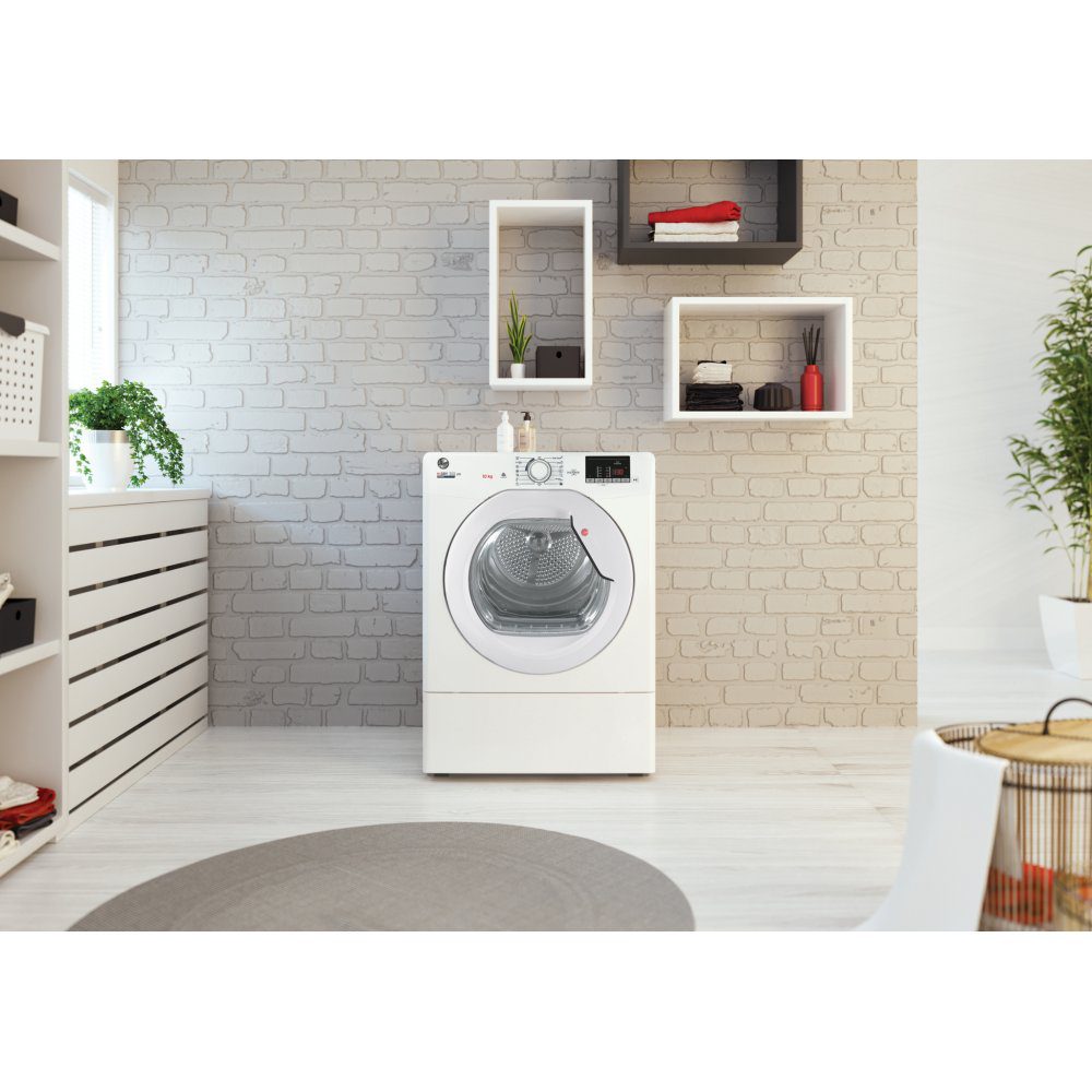 Hoover 10kg Vented Tumble Dryer HLE V10DG - White Hoover 10kg Vented Tumble Dryer HLE V10DG - White