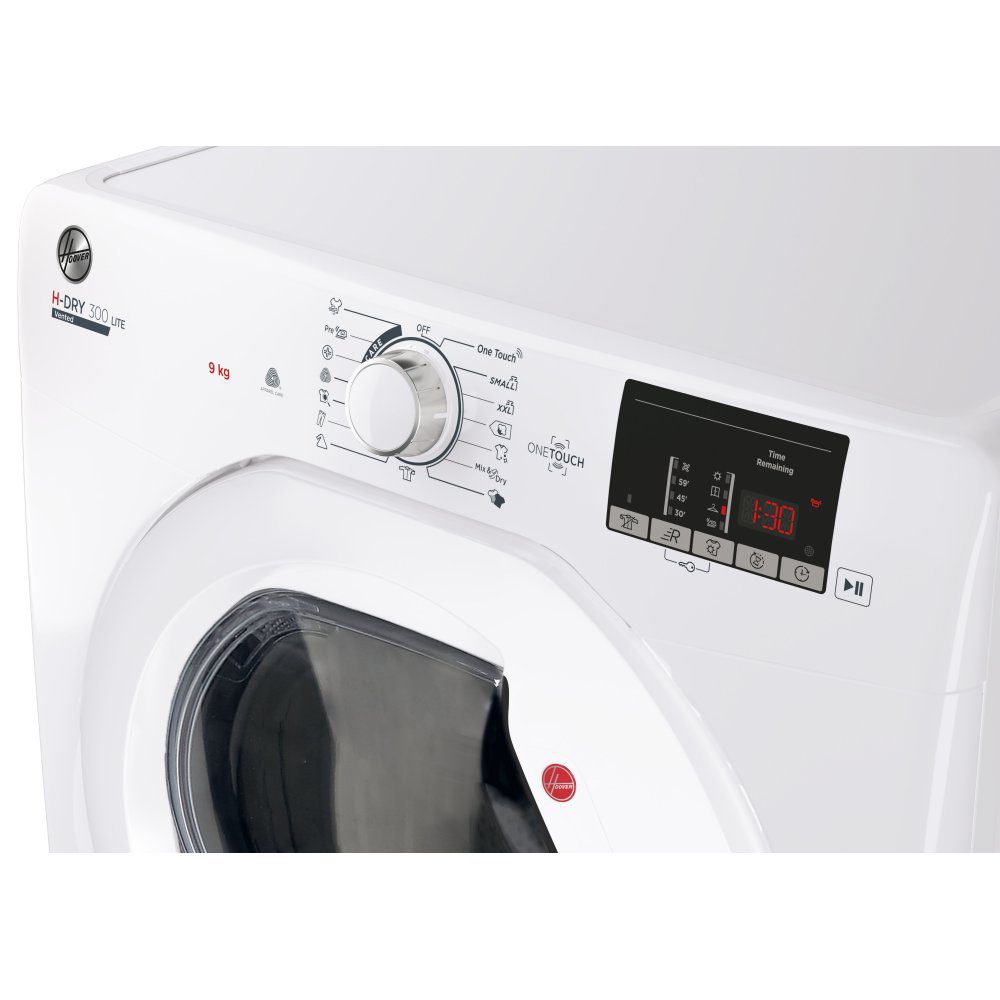 Hoover 9kg Vented Tumble Dryer HLE V9DG-80 - White Hoover 9kg Vented Tumble Dryer HLE V9DG-80 - White