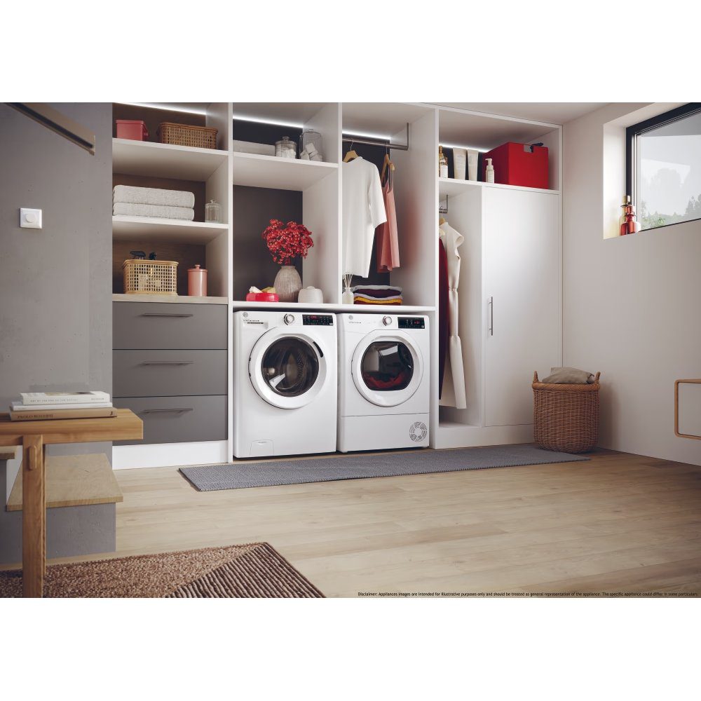 Hoover 9kg Condenser Dryer HRE C9TE-80 - White Hoover 9kg Condenser Dryer HRE C9TE-80 - White