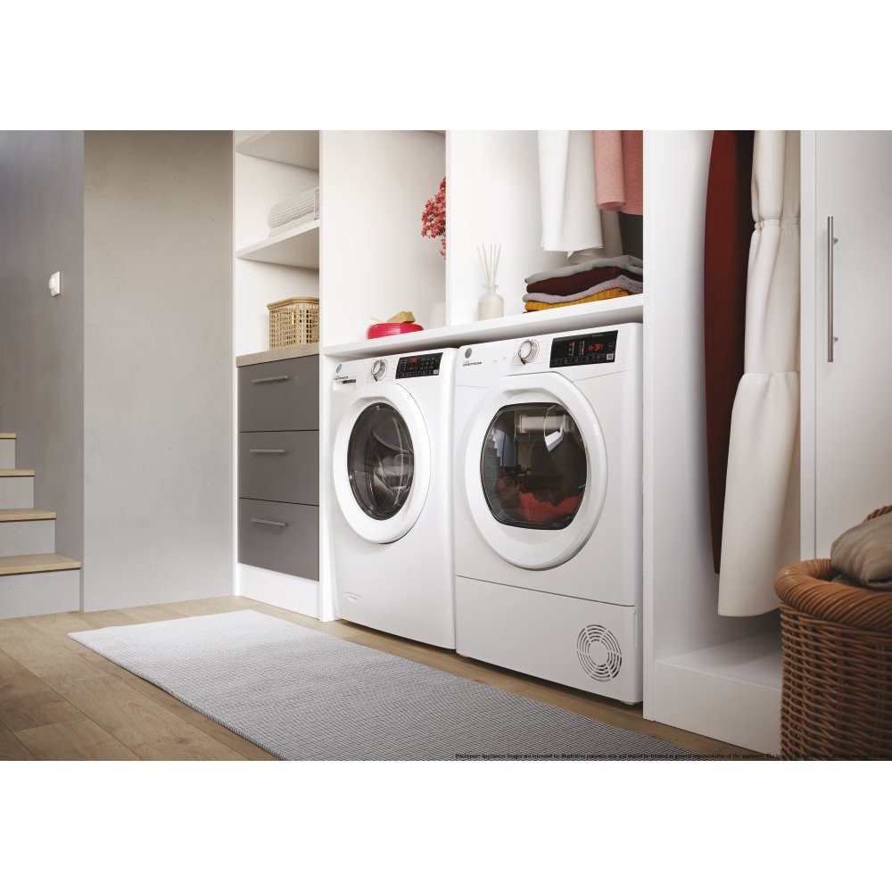 Hoover 9kg Condenser Dryer HRE C9TE-80 - White Hoover 9kg Condenser Dryer HRE C9TE-80 - White