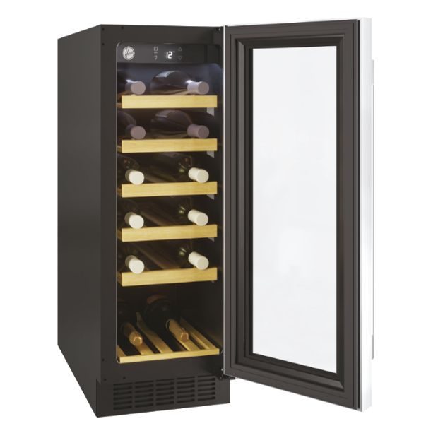 Hoover 30cm Undercounter Wine Cooler HWCB 30 UK/N - Black Hoover 30cm Undercounter Wine Cooler HWCB 30 UK/N - Black