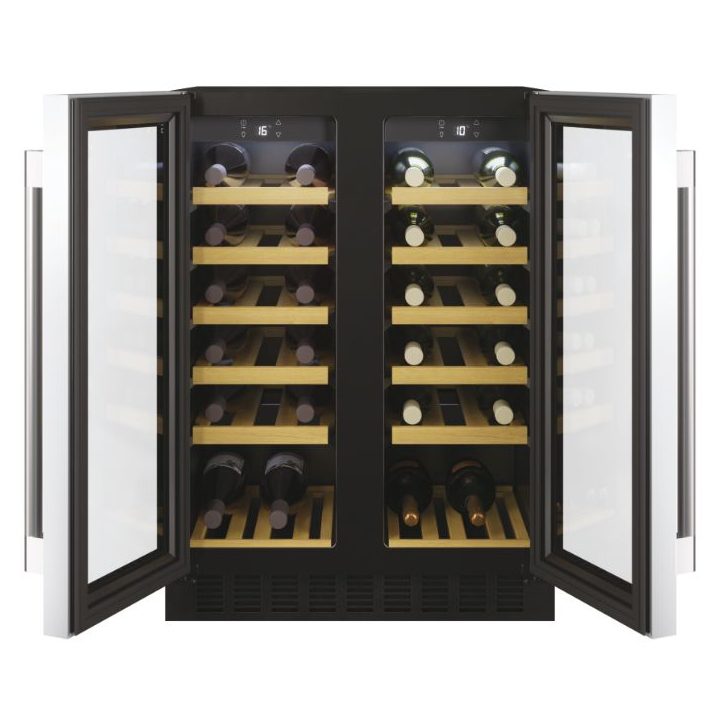 Hoover 60cm Undercounter Dual Zone Wine Cooler HWCB 60D UK/N - Black Hoover 60cm Undercounter Dual Zone Wine Cooler HWCB 60D UK/N - Black